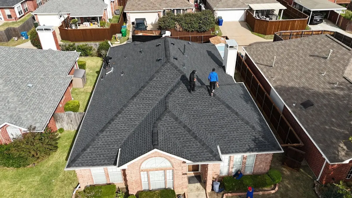 Commercial Roofing work in progress on a Hobart property
